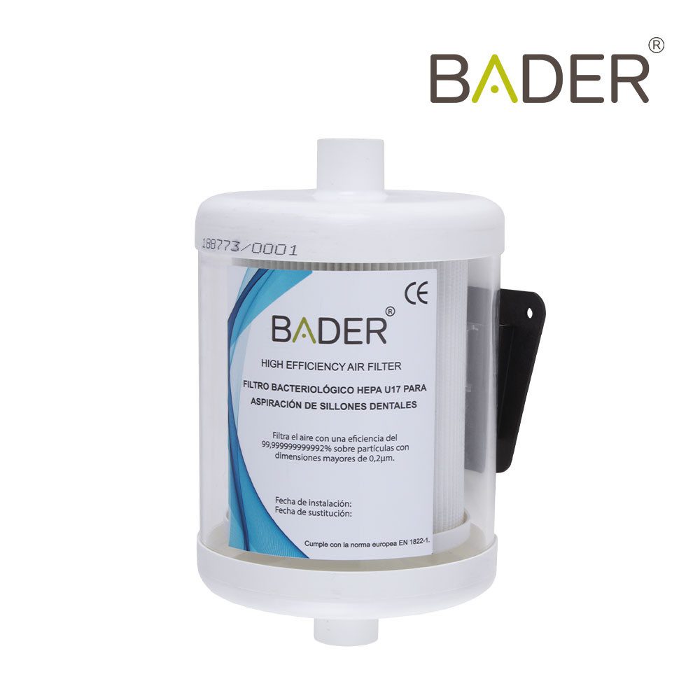 Filtro Bacteriológico HEPA U17 BADER®️ DENTAL