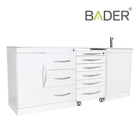 Conjunto Mobiliario Cuádruple con Push-on BADER®️ DENTAL