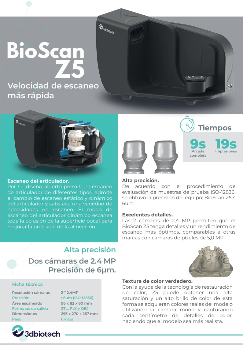Escaner de  sobremesa BioScan  Z5