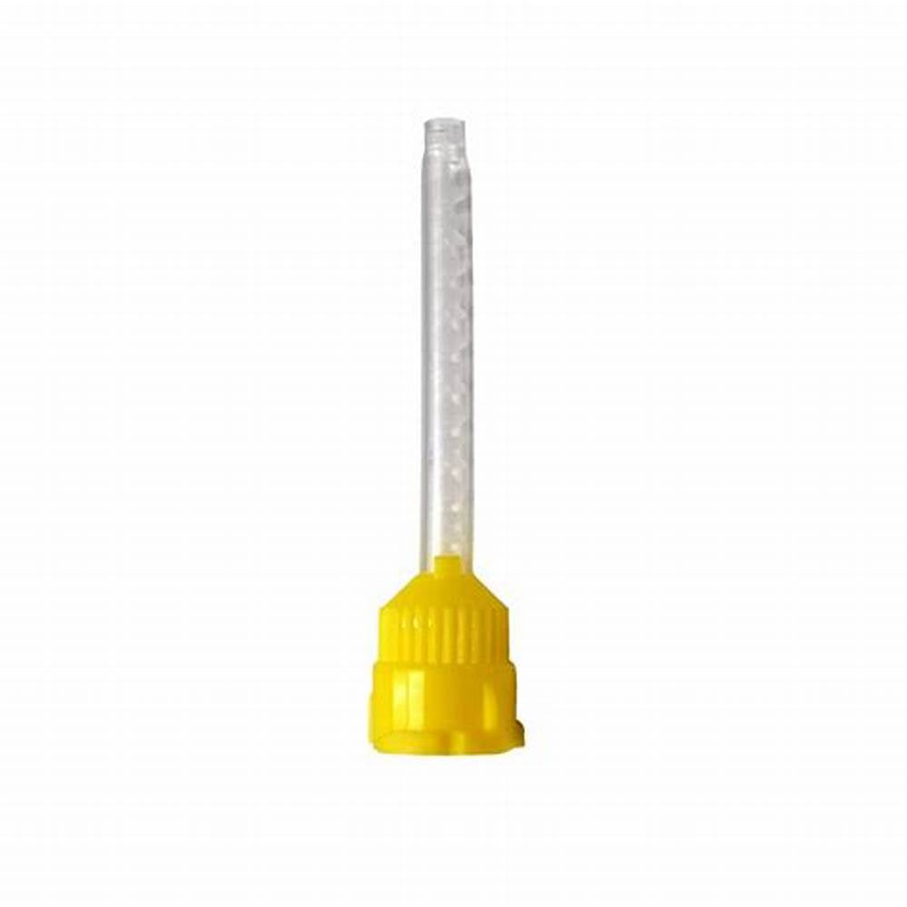 Puntas Mezcladoras 1:1 Amarillas cortas 52 mm Bolsa 50u